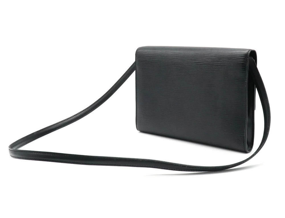 Louis Vuitton Bag Shoulder Pochette Black Epi Clutch Crossbody Arche Noir Black